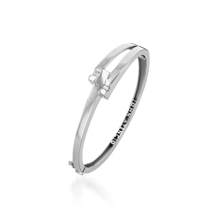 Bracelets John Atencio Originate Small Diamond Cuff Bracelet