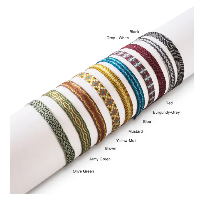 Bracelets Mens Egyptian Loom Bracelet Wide Olive Green Azua Bracelets Mens Egyptian Loom Bracelet Wide Olive Green Azua
