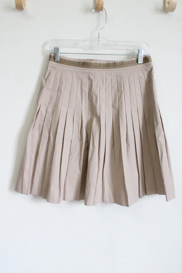 Brooks Brothers Earrings NEW Brooks Brothers Tan Pleated Skirt 6