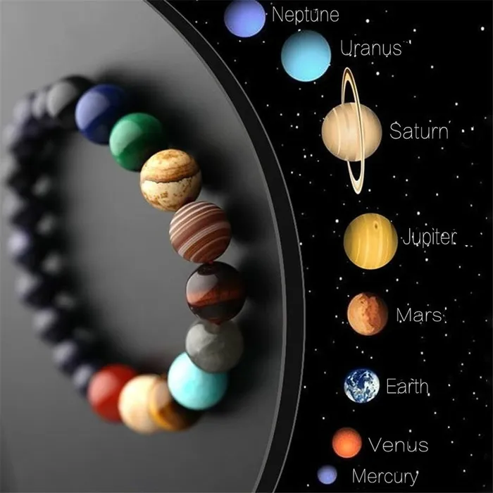 Bryan Lim Bracelets Eight Planets Natural Stone Bracelet Galaxy Solar System Beads Bracelets Bryan Lim Bracelets Eight Planets Natural Stone Bracelet Galaxy Solar System Beads Bracelets