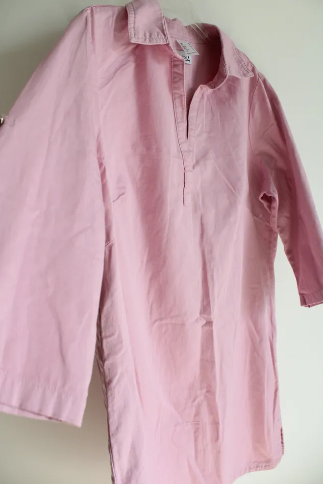 Collection L Earrings Collection L Pink Collared Dress 14