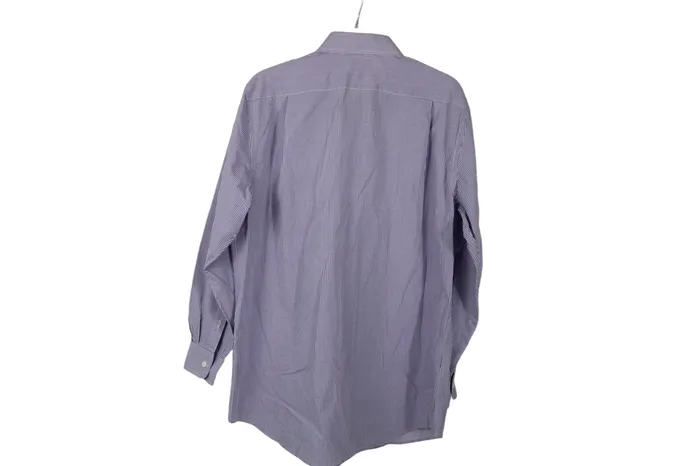 Croft Barrow Classic Fit Purple Plaid Shirt 16 12 3233 Croft Barrow Earrings