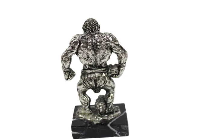 Cyclops Greek Mythology Metal On Granite Stand Figurine Statue Jubilee Thrift Earrings