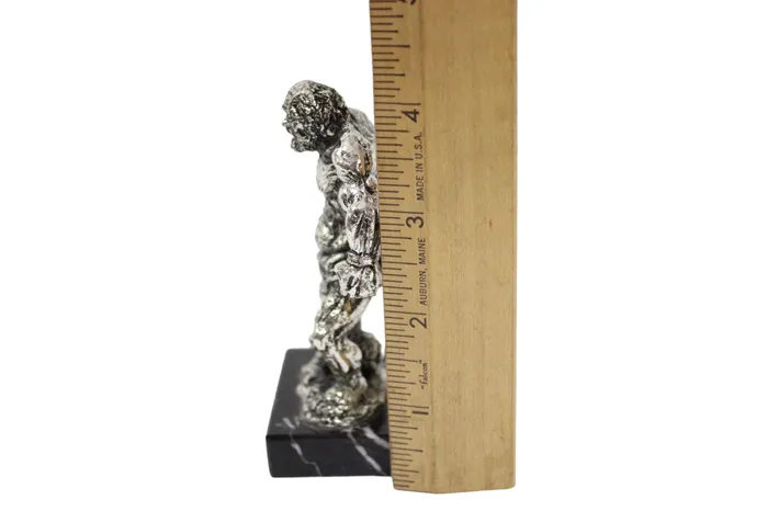 Cyclops Greek Mythology Metal On Granite Stand Figurine Statue Jubilee Thrift Earrings