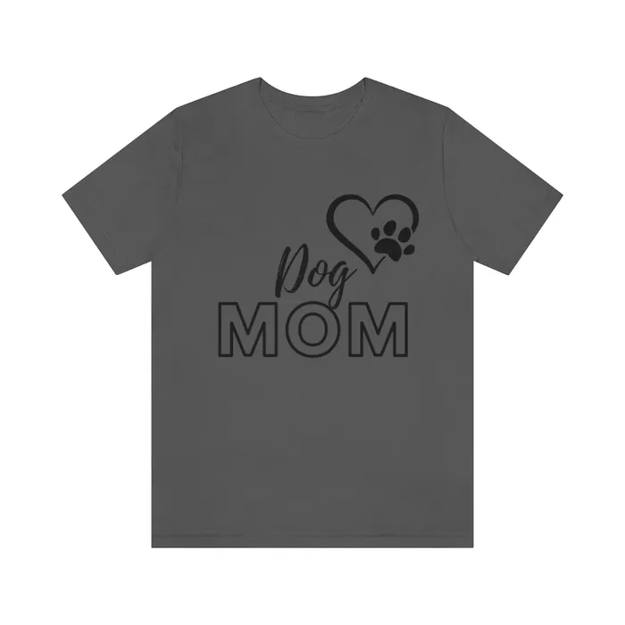 Dog Mom Short Sleeve Tee Portraits by NC Necklaces