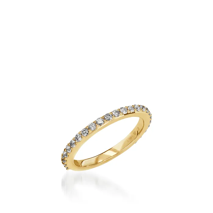 Duchess Round Yellow Gold Engagement Ring John Atencio Rings