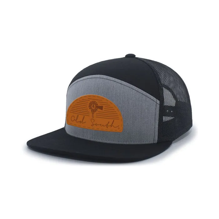 Earrings Arch Leather Patch Trucker Hat Old South Apparel