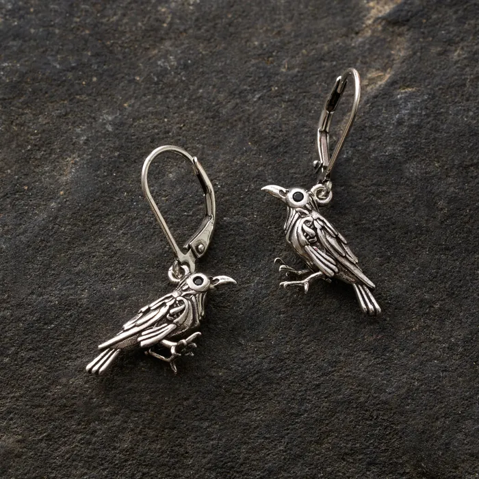 Earrings Chadds Ford Jewelry Nevermore Raven Bundle