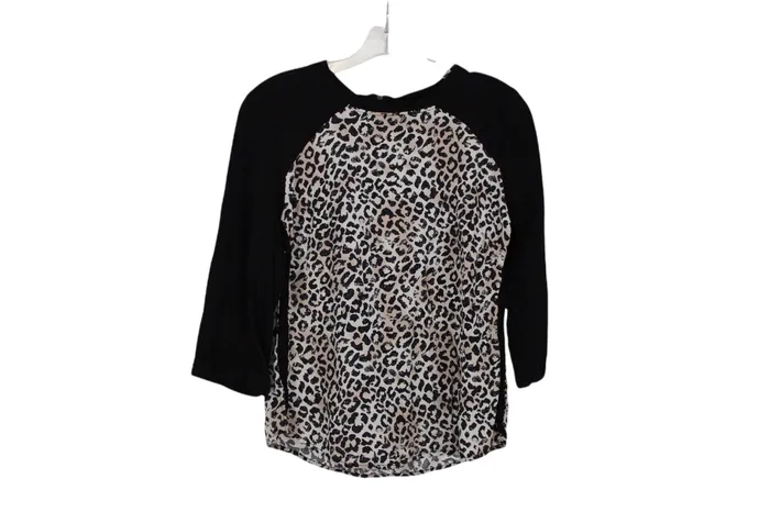 Earrings Cynthia Rowley Leopard Blouse XS Cynthia Rowley