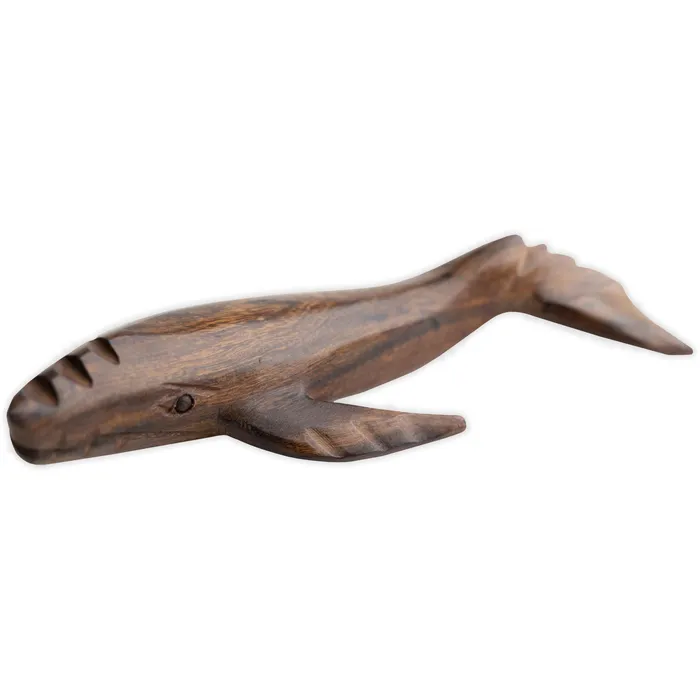 Earrings EARTHVIEW EarthView HandCarved Ironwood Humpback Whale