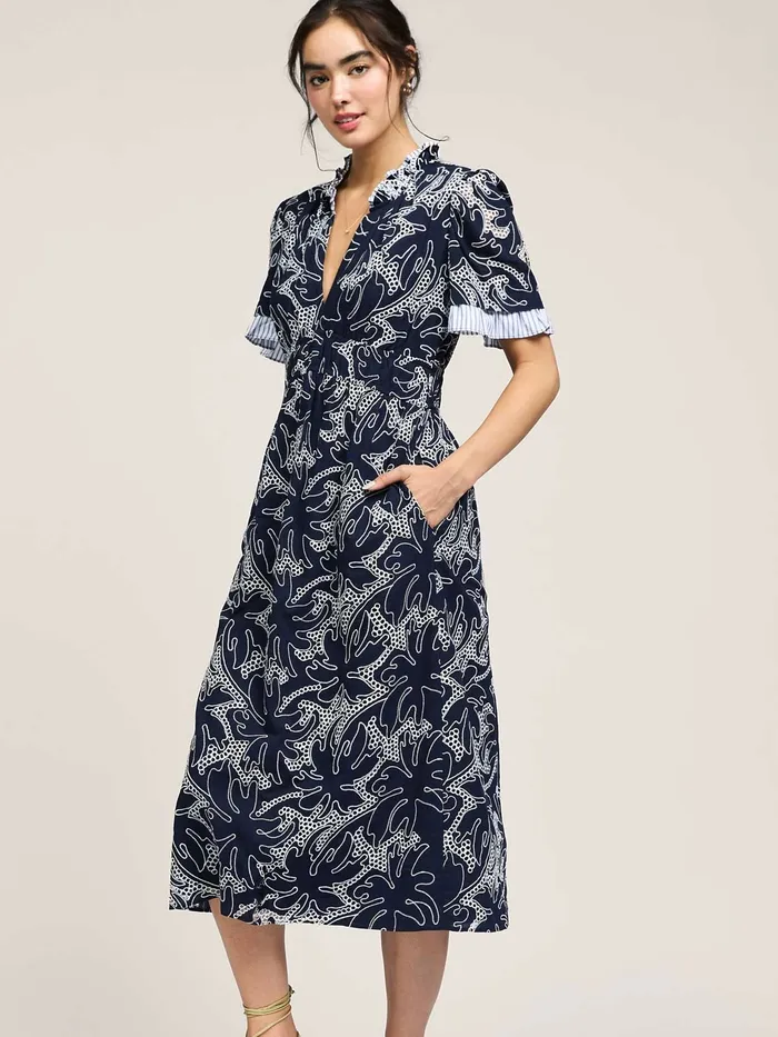 Earrings Fantasia Midi Dress Current Air