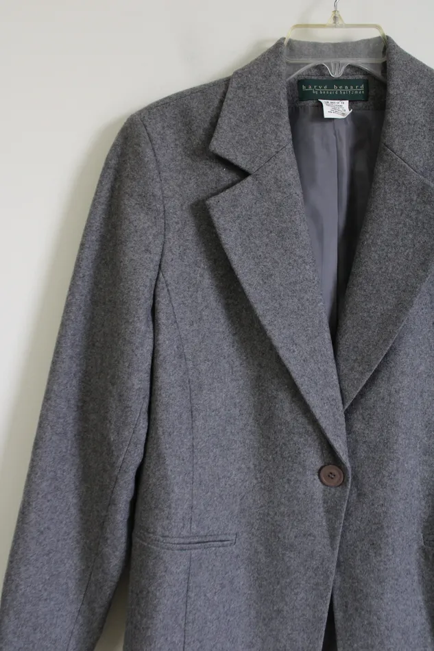 Earrings Harve Benard Harve Benard Gray Wool Blazer 12