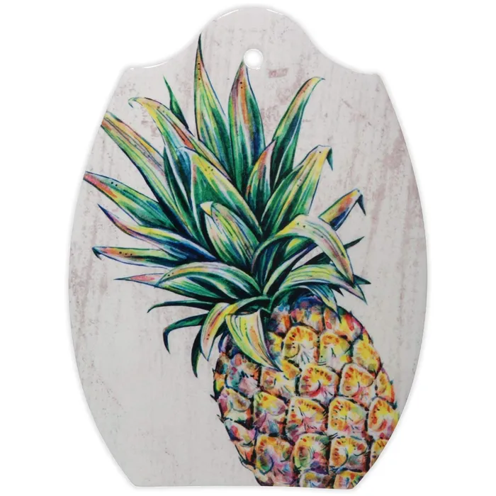 Earrings HOMEESSENTIALS Home Essentials Oblong Ceramic Pineapple Trivet 95