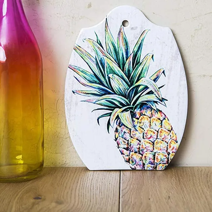 Earrings HOMEESSENTIALS Home Essentials Oblong Ceramic Pineapple Trivet 95