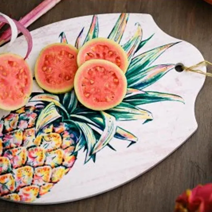 Earrings HOMEESSENTIALS Home Essentials Oblong Ceramic Pineapple Trivet 95