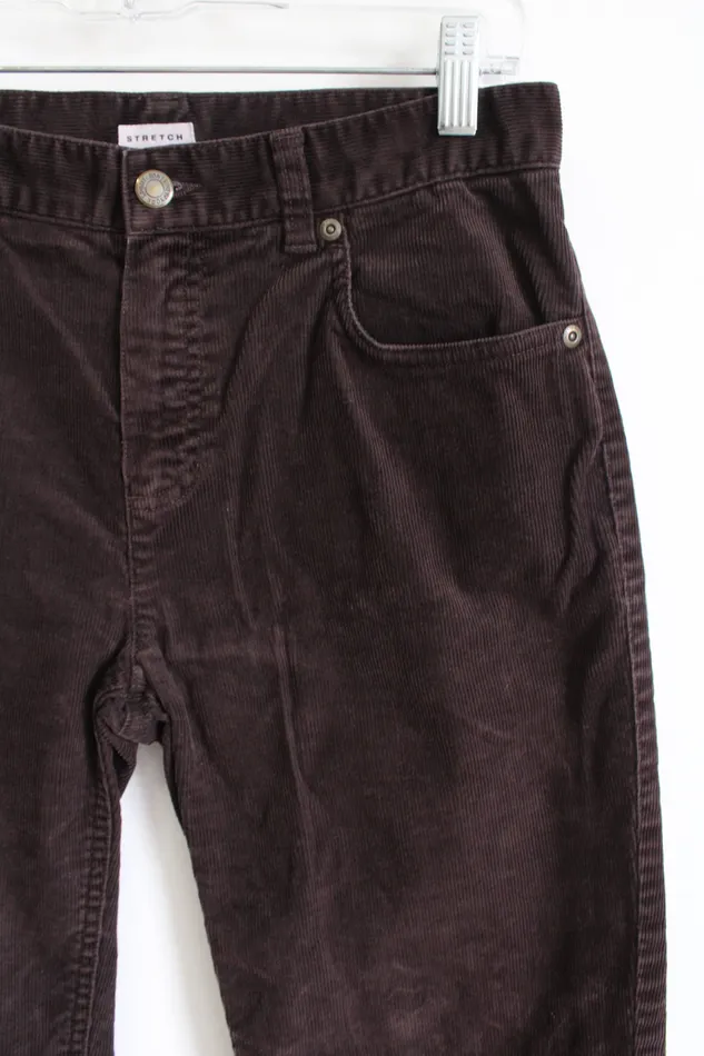 Earrings Jones New York Jones New York Sport Stretch Today Jean Brown Corduroy Pant 4