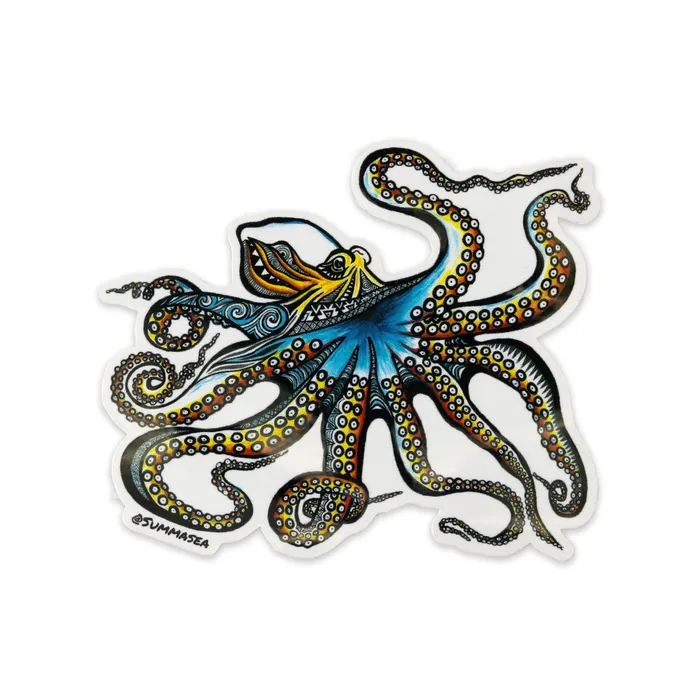 Earrings TakoOctopus Sticker SUMMASEA
