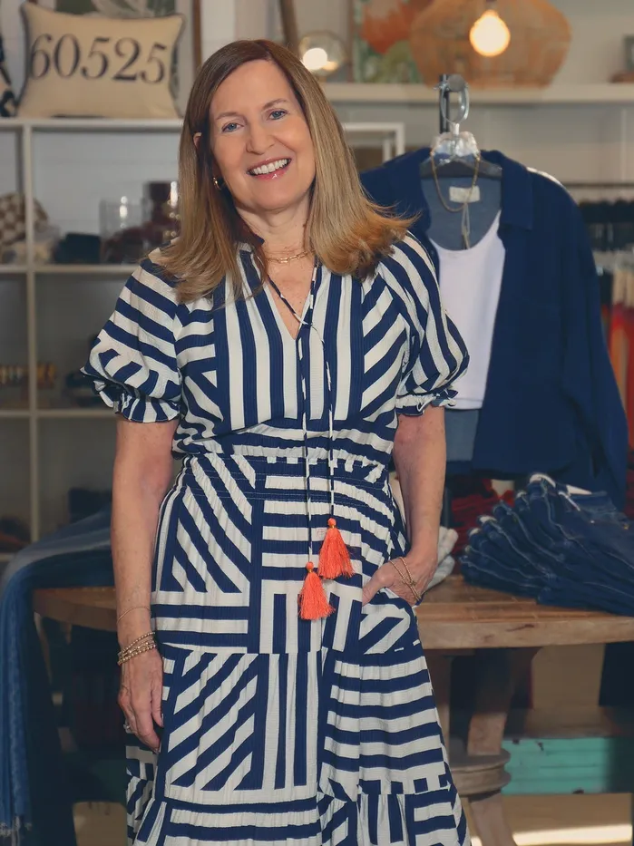 Earrings THML Which Way Stripe Dress