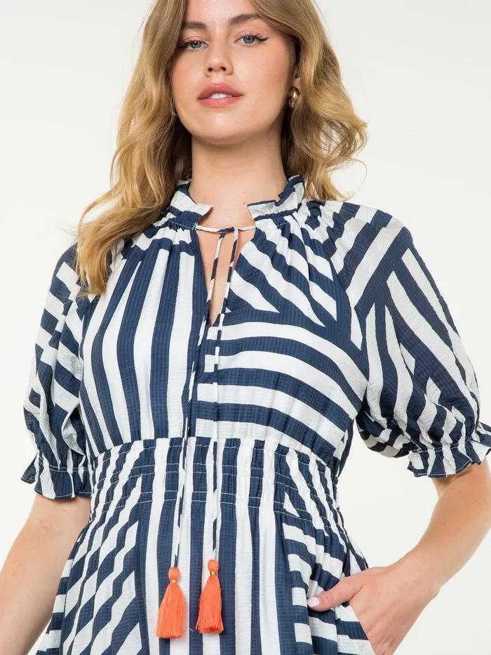 Earrings THML Which Way Stripe Dress