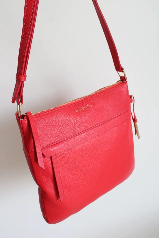 Earrings Vera Bradley NEW Vera Bradley Mallory Crossbody Canyon Sunset Red Leather Purse Earrings Vera Bradley NEW Vera Bradley Mallory Crossbody Canyon Sunset Red Leather Purse
