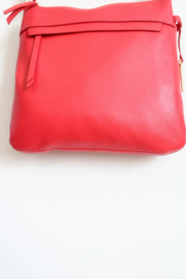 Earrings Vera Bradley NEW Vera Bradley Mallory Crossbody Canyon Sunset Red Leather Purse