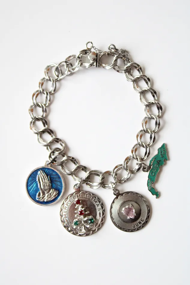 Elco Sterling Charm Silver Bracelet Jubilee Thrift Bracelets