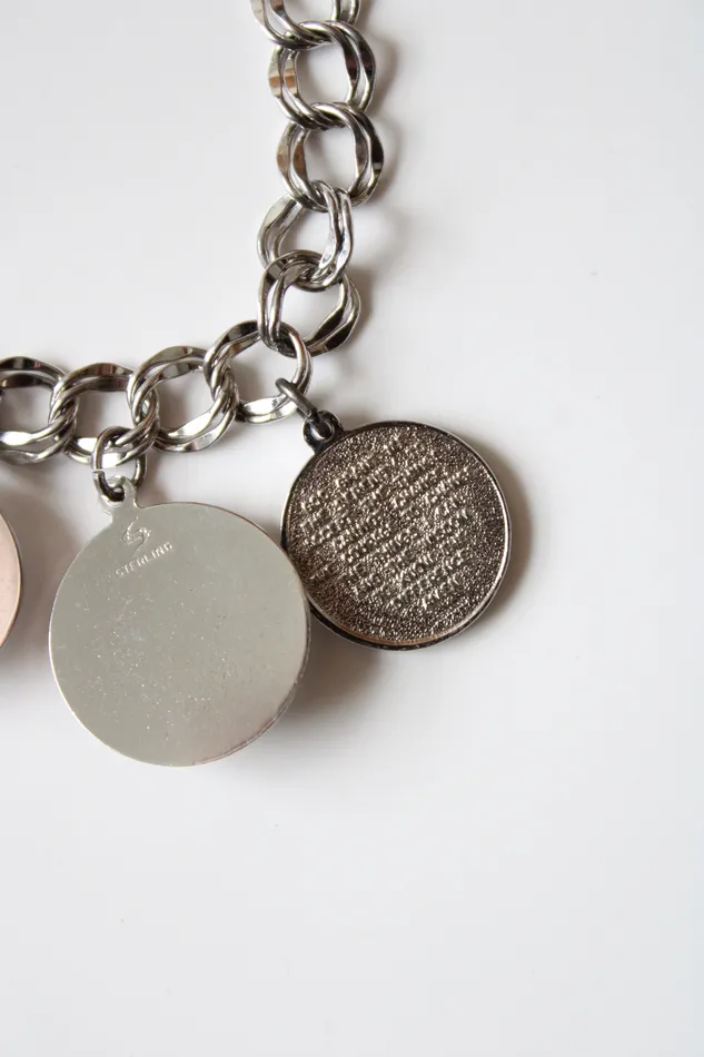 Elco Sterling Charm Silver Bracelet Jubilee Thrift Bracelets
