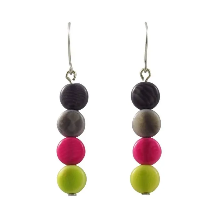 Filitas Dangle Tagua Earrings La Tagueria Earrings