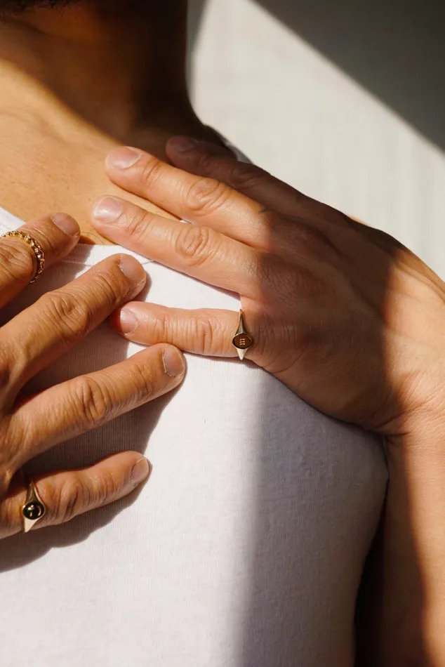 Initial Signet Ring madetoorder Foe Dear Rings