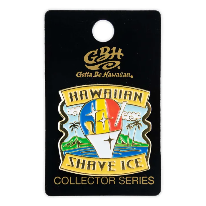 ISLANDERGRP Enameled Metal Hawaiian Shave Ice Souvenir Pin Earrings