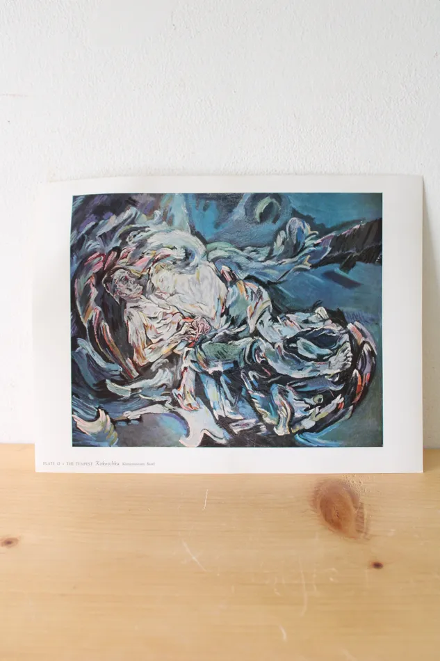 Jubilee Thrift Earrings The Tempest Kokoschka Kunstmuseum Basel Print