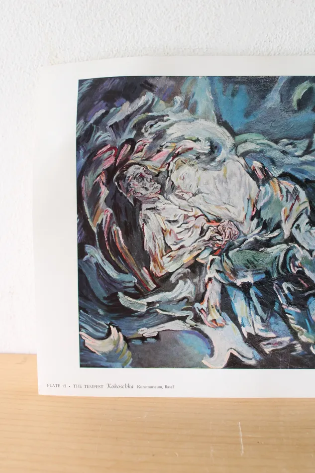 Jubilee Thrift Earrings The Tempest Kokoschka Kunstmuseum Basel Print