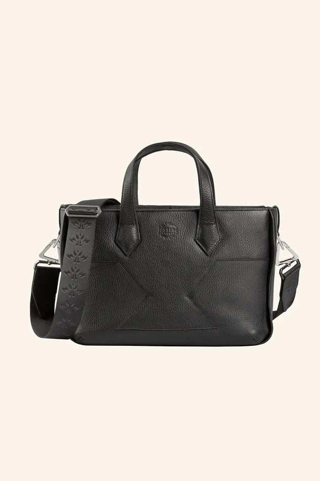 justineleconte1 Rings JL crossbody bag leather Caviar black
