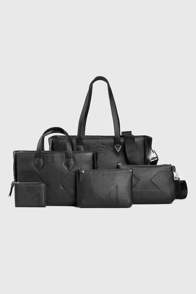 justineleconte1 Rings JL crossbody bag leather Caviar black