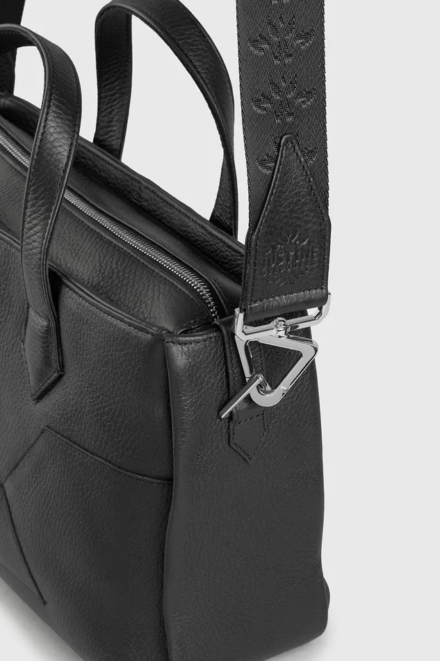 justineleconte1 Rings JL crossbody bag leather Caviar black