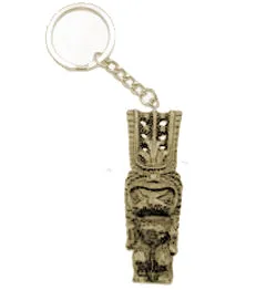 KCCOMPANY Earrings Long Life Tiki Ancient Hawaiian KeychainFob