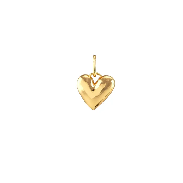 Kris Nations Charm Necklaces Puffy Heart Charm