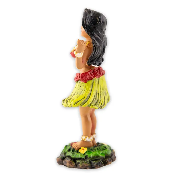 Mini Shaka Hula Wahine Dashboard Bobble Doll KCCOMPANY Earrings