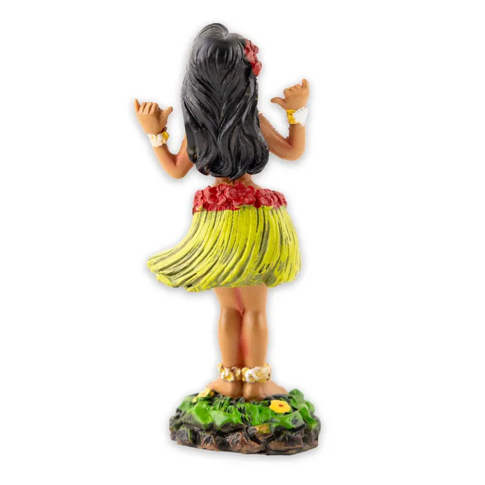 Mini Shaka Hula Wahine Dashboard Bobble Doll KCCOMPANY Earrings