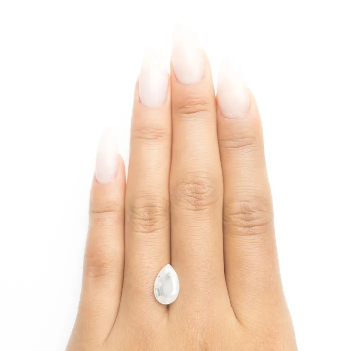 Misfit Diamonds Rings 313ct 1149x754x446mm Fancy White Pear Double Cut 1895501