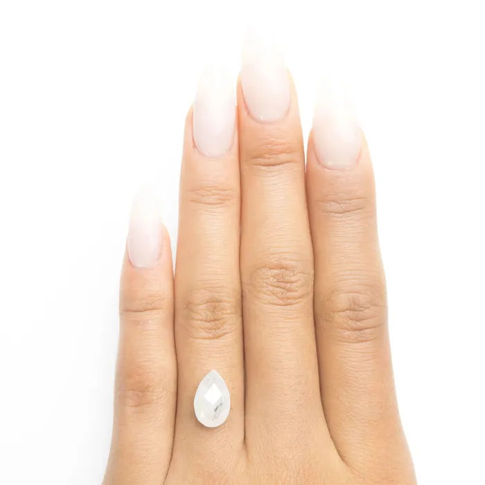 Misfit Diamonds Rings 313ct 1149x754x446mm Fancy White Pear Double Cut 1895501
