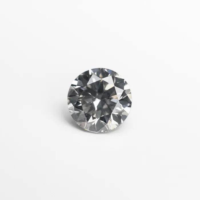 Misfit Diamonds Rings Fancy Grey Brilliant Diamond 051ct Round