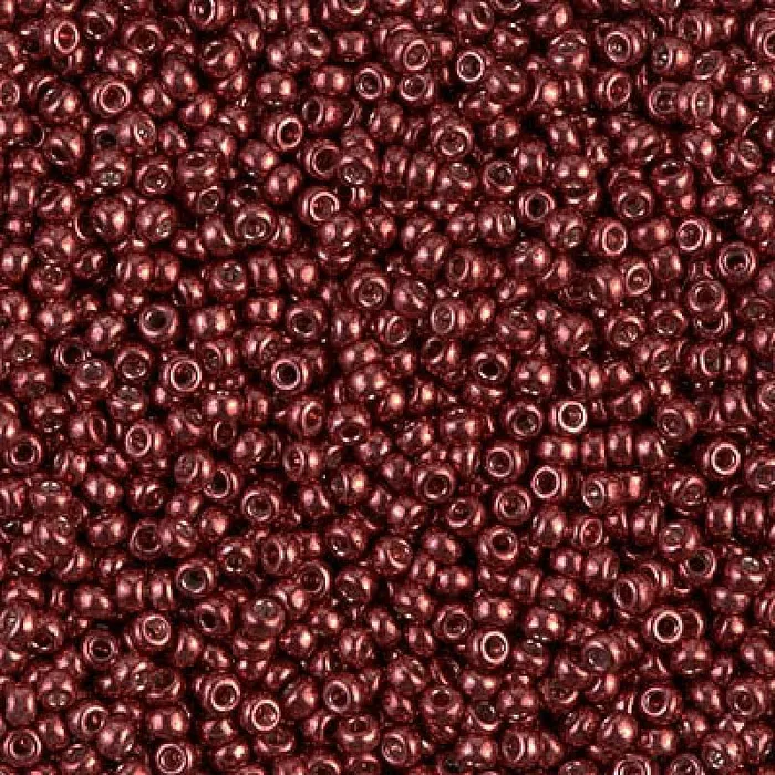 Miyuki Seed Beads 110 Galvanized Wine1089 Peppy Beads Earrings