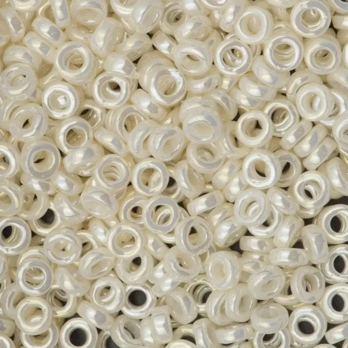Miyuki Spacer Beads 22x1mm Antique Ivory Pearl Ceylon 0592 Peppy Beads Earrings
