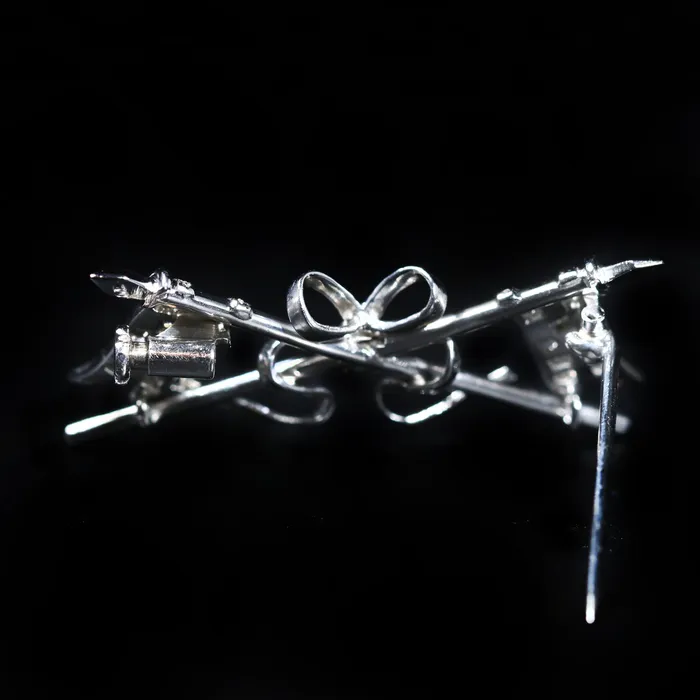 Necklaces ES Nacht Estate Platinum Diamond Pennon Flag Brooch