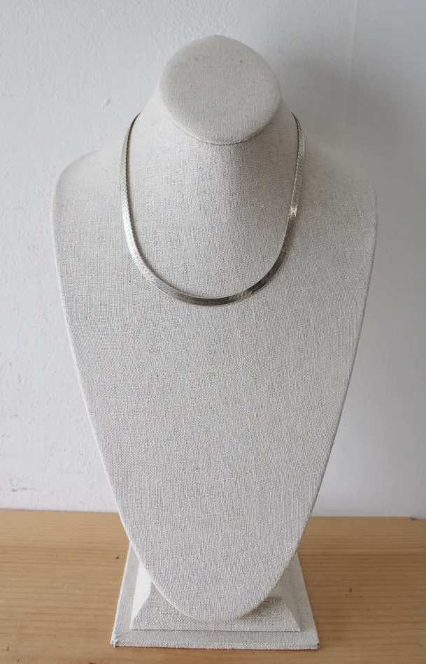 Necklaces Jubilee Thrift Herringbone Sterling Silver Necklace
