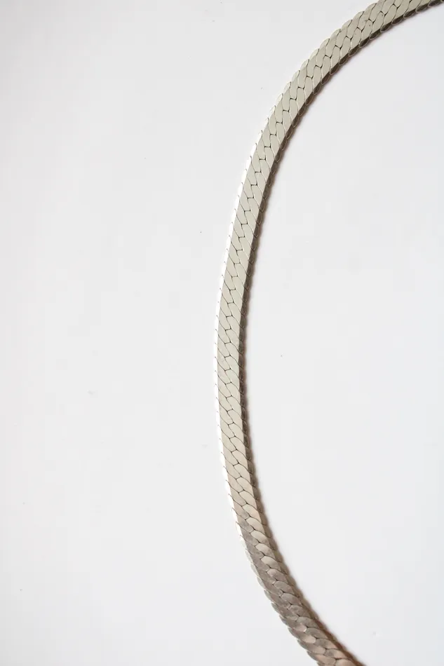 Necklaces Jubilee Thrift Herringbone Sterling Silver Necklace