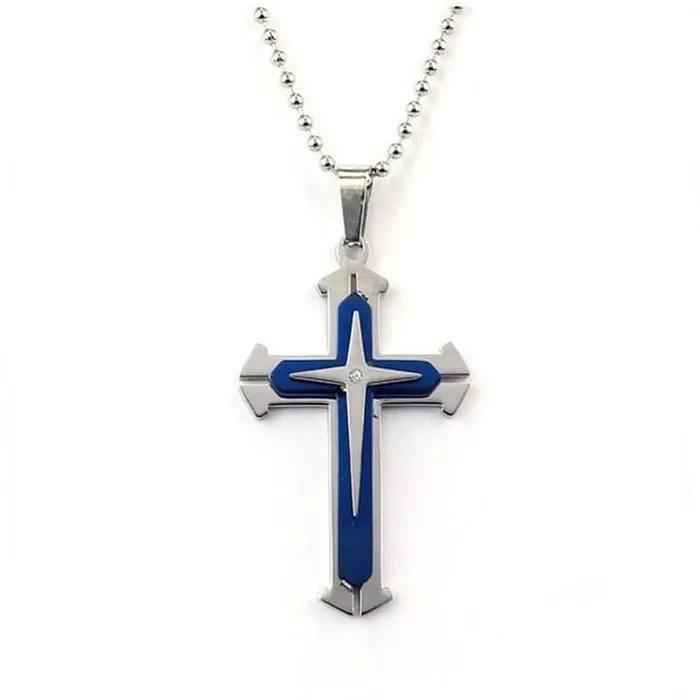 Necklaces Mens Christian Necklace br Layered Lords Guidance