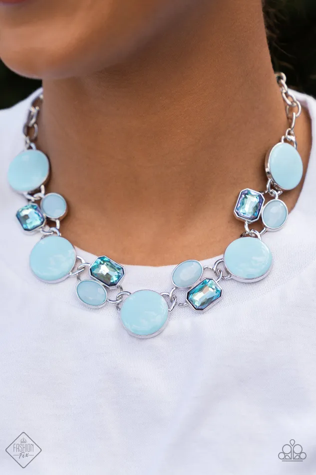 Necklaces Paparazzi Accessories Glimpses of Malibu Complete Trend Blend