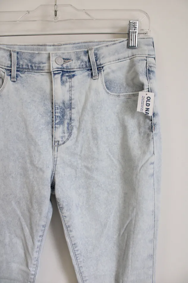 NEW Old Navy Rockstar High Rise Light Wash Denim Jeans 14 Old Navy Necklaces